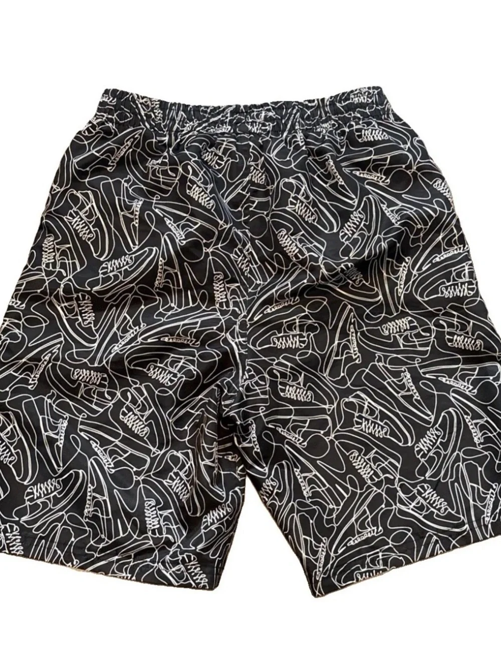 Nike Volley Swim Shorts Boys XL Air Force Black Lined Trunks EUC